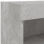 TV cabinet with LED lights concrete gray 60x30x30 cm by , TV Furniture - Ref: Foro24-837133, Price: 37,72 €, Discount: %