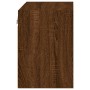 Wall bedside table with LED lights brown oak by , TV Furniture - Ref: Foro24-837076, Price: 37,73 €, Discount: %