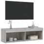 TV-Schrank mit LED-Leuchten Sonomagrau 100x30x30 cm von , TV-Möbel - Ref: Foro24-837165, Preis: 52,99 €, Rabatt: %