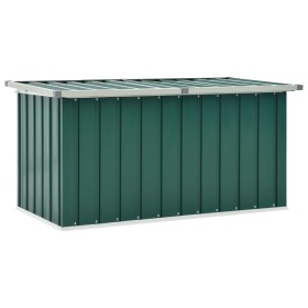 Green garden storage box 129x67x65 cm by , Outdoor storage boxes - Ref: Foro24-46261, Price: 98,99 €, Discount: %