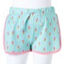 Pantalones cortos infantiles con cordón menta claro 128 de , Pantalones de niños - Ref: Foro24-11407, Precio: 10,32 €, Descue...