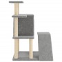 Rascador para gatos con postes de sisal gris claro 97 cm de , Mobiliario para gatos - Ref: Foro24-172098, Precio: 44,35 €, De...