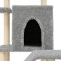 Rascador para gatos con postes de sisal gris claro 97 cm de , Mobiliario para gatos - Ref: Foro24-172098, Precio: 44,35 €, De...