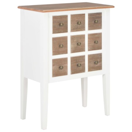 White solid wood sideboard 54x30x80 cm by vidaXL, Sideboards - Ref: Foro24-280075, Price: 99,98 €, Discount: %