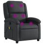 Black Genuine Leather Massage Recliner by , Armchairs - Ref: Foro24-371793, Price: 344,14 €, Discount: %