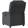 Sillón reclinable de masaje cuero auténtico negro de , Sillones - Ref: Foro24-371793, Precio: 337,07 €, Descuento: %