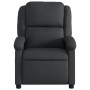 Sillón reclinable de masaje cuero auténtico negro de , Sillones - Ref: Foro24-371793, Precio: 337,07 €, Descuento: %