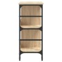 Aparador de madera de ingeniería roble Sonoma 102x32x73,5 cm de , Aparadores - Ref: Foro24-837723, Precio: 56,71 €, Descuento: %