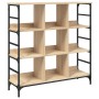 Aparador de madera de ingeniería roble Sonoma 102x32x103,5 cm de , Aparadores - Ref: Foro24-837728, Precio: 72,56 €, Descuent...