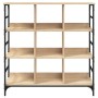 Aparador de madera de ingeniería roble Sonoma 102x32x103,5 cm de , Aparadores - Ref: Foro24-837728, Precio: 72,56 €, Descuent...