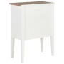 White solid wood sideboard 54x30x80 cm by vidaXL, Sideboards - Ref: Foro24-280075, Price: 99,98 €, Discount: %