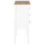 White solid wood sideboard 54x30x80 cm by vidaXL, Sideboards - Ref: Foro24-280075, Price: 99,98 €, Discount: %