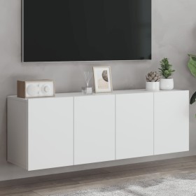 Muebles para TV de pared 2 unidades blanco 60x30x41 cm de , Muebles TV - Ref: Foro24-836939, Precio: 72,29 €, Descuento: %