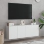 Wand-TV-Schränke 2 Einheiten weiß 60x30x41 cm von , TV-Möbel - Ref: Foro24-836939, Preis: 72,29 €, Rabatt: %