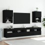 Mueble para TV con luces LED negro 40,5x30x60 cm de , Muebles TV - Ref: Foro24-837031, Precio: 47,21 €, Descuento: %