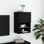 Mueble para TV con luces LED negro 40,5x30x60 cm de , Muebles TV - Ref: Foro24-837031, Precio: 47,21 €, Descuento: %