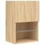 TV-Schrank mit LED-Leuchten Sonoma-Eiche 40,5x30x60 cm von , TV-Möbel - Ref: Foro24-837033, Preis: 45,97 €, Rabatt: %