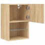 TV-Schrank mit LED-Leuchten Sonoma-Eiche 40,5x30x60 cm von , TV-Möbel - Ref: Foro24-837033, Preis: 45,97 €, Rabatt: %