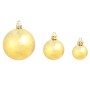 Lot Weihnachtskugeln 100 Stück Gold 3/4/6 cm von vidaXL, Festliche Dekorationen - Ref: Foro24-245708, Preis: 19,77 €, Rabatt: %