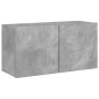 Mueble para TV de pared gris hormigón 80x30x41 cm de , Muebles TV - Ref: Foro24-836958, Precio: 49,71 €, Descuento: %