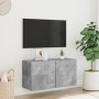 Mueble para TV de pared gris hormigón 80x30x41 cm de , Muebles TV - Ref: Foro24-836958, Precio: 49,71 €, Descuento: %