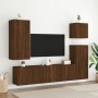 Brown oak wall TV cabinet 80x30x41 cm by , TV Furniture - Ref: Foro24-836964, Price: 52,66 €, Discount: %