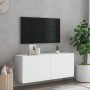 Mueble para TV de pared blanco 100x30x41 cm de , Muebles TV - Ref: Foro24-836966, Precio: 74,50 €, Descuento: %