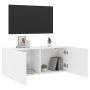 Mueble para TV de pared blanco 100x30x41 cm de , Muebles TV - Ref: Foro24-836966, Precio: 74,50 €, Descuento: %