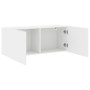 Mueble para TV de pared blanco 100x30x41 cm de , Muebles TV - Ref: Foro24-836966, Precio: 74,50 €, Descuento: %