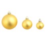 Lot Weihnachtskugeln 100 Stück Gold 3/4/6 cm von vidaXL, Festliche Dekorationen - Ref: Foro24-245708, Preis: 19,77 €, Rabatt: %