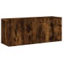 Smoked oak wall TV cabinet 100x30x41 cm by , TV Furniture - Ref: Foro24-836970, Price: 59,52 €, Discount: %