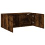 Smoked oak wall TV cabinet 100x30x41 cm by , TV Furniture - Ref: Foro24-836970, Price: 59,52 €, Discount: %