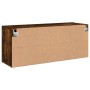 Mueble para TV de pared roble ahumado 100x30x41 cm de , Muebles TV - Ref: Foro24-836970, Precio: 59,52 €, Descuento: %