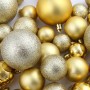 Lot Weihnachtskugeln 100 Stück Gold 3/4/6 cm von vidaXL, Festliche Dekorationen - Ref: Foro24-245708, Preis: 19,77 €, Rabatt: %