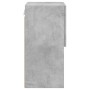 Concrete gray TV cabinet with LED lights 30.5x30x60 cm by , TV Furniture - Ref: Foro24-836993, Price: 42,51 €, Discount: %