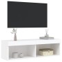 TV-Schrank mit weißen LED-Leuchten 100x30x30 cm von , TV-Möbel - Ref: Foro24-837155, Preis: 55,20 €, Rabatt: %