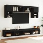 Mueble para TV con luces LED negro 100x30x30 cm de , Muebles TV - Ref: Foro24-837157, Precio: 51,35 €, Descuento: %