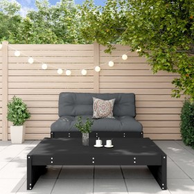 2-piece solid black pine wood garden furniture set by , Garden sets - Ref: Foro24-3186624, Price: 223,99 €, Discount: %