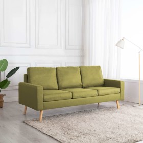 3 seater green fabric sofa by , Sofas - Ref: Foro24-288718, Price: 335,73 €, Discount: %