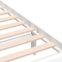 White solid wood bed frame 100x200 cm by , Beds and slatted bases - Ref: Foro24-3100710, Price: 158,26 €, Discount: %