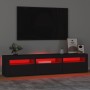 TV-Möbel mit schwarzen LED-Leuchten 180x35x40 cm von , TV-Möbel - Ref: Foro24-3152755, Preis: 132,02 €, Rabatt: %