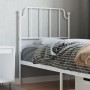 Cabecero de metal blanco 80 cm de , Cabeceros y pies de cama - Ref: Foro24-373963, Precio: 20,88 €, Descuento: %