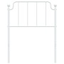 Cabecero de metal blanco 80 cm de , Cabeceros y pies de cama - Ref: Foro24-373963, Precio: 20,88 €, Descuento: %