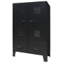 Armario metálico de estilo industrial 67x35x107 cm negro de vidaXL, Armarios roperos - Ref: Foro24-245960, Precio: 228,10 €, ...