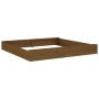 Sandpit with square solid pine wood seats in honey brown. by , sandboxes - Ref: Foro24-825040, Price: 103,99 €, Discount: %