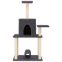 Rascador para gatos con postes de sisal gris oscuro 122 cm de , Mobiliario para gatos - Ref: Foro24-172090, Precio: 39,65 €, ...