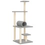 Cat scratcher with light gray sisal posts 136 cm by , Cat furniture - Ref: Foro24-172092, Price: 43,68 €, Discount: %