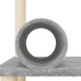 Cat scratcher with light gray sisal posts 136 cm by , Cat furniture - Ref: Foro24-172092, Price: 43,68 €, Discount: %