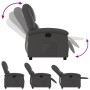 Sillón reclinable de cuero auténtico gris de , Sillones - Ref: Foro24-371792, Precio: 352,75 €, Descuento: %