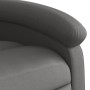 Sillón reclinable de cuero auténtico gris de , Sillones - Ref: Foro24-371792, Precio: 352,75 €, Descuento: %